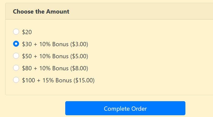 Credit Packages the various credit packages at asians247