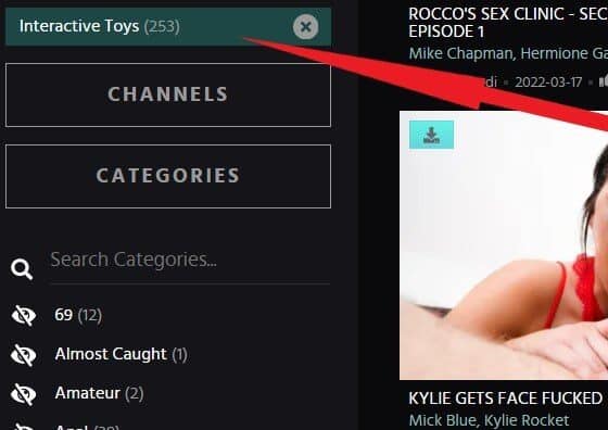 porn videos with interactive sex toys