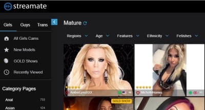 Streamate Mature Review