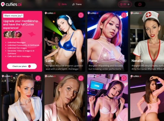What is Cuties AI: Create Your AI Girlfriend