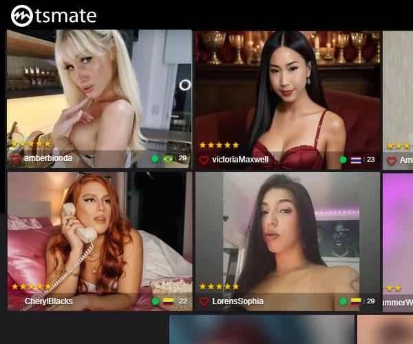 TS Mate - Live Amateurs & Professional Trans Cams